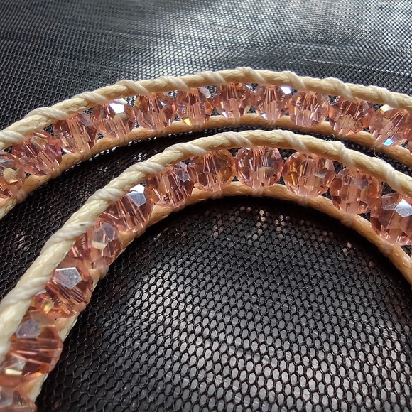 Legend By Shelley Necklace Wrap Limited Edition Multi-Tone Pink Crystals 25" - Picture 14 of 15